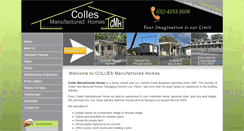 Desktop Screenshot of colleshomes.com.au